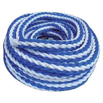 White Blue Orkaan-12 16MM 220mtr Meertouw Nieuw!!!, Verzenden, Nieuw
