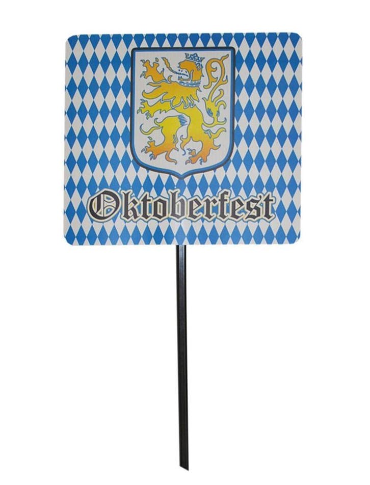 Tuinbord Oktoberfest (65cm), Hobby en Vrije tijd, Feestartikelen, Nieuw, Ophalen of Verzenden