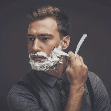 Professioneel Handmatig Scheermes voor Mannen - Barbershop S, Verzenden, Nieuw
