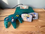 Nintendo - N64 - Nintendo 64 Funtastic Ice Blue with 3 PAL, Nieuw
