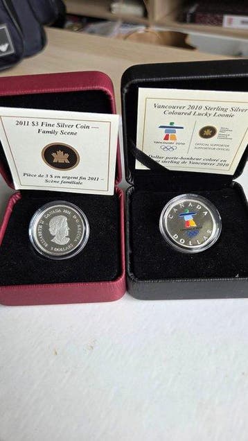 Canada. 1, 3 Dollars Royal Canadian Mint Silver Coin, Lot 2