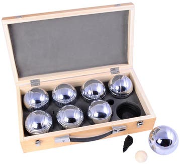 Jeu de Boules set luxe houten koffe van €47,99 voor €24,00, Ophalen of Verzenden, Nieuw