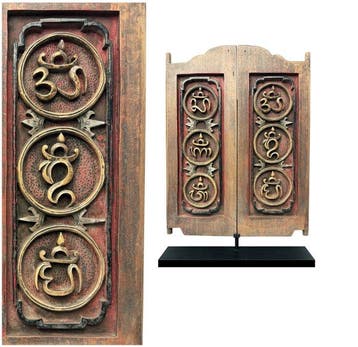 Zeldzaam, oud en origineel Balinees tempeldeur - kleine deur, Antiek en Kunst