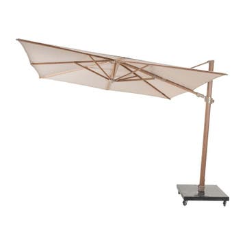 4 Seasons Outdoor Siesta Premium 300x300cm zand met houtlook, Nieuw