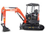 DELEKS® S280 PROFI Graafmachine Minigraver 2.7t KUBOTA D1105, Ophalen of Verzenden, Graafmachine