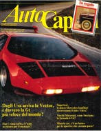 1985 AUTOCAPITAL MAGAZINE 12 ITALIAANS, Nieuw, Author