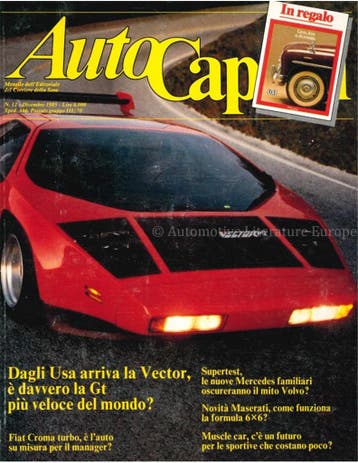 1985 AUTOCAPITAL MAGAZINE 12 ITALIAANS, Nieuw, Author