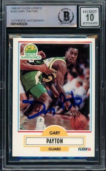 Seattle SuperSonics - NBA - Gary Payton - 1990 Fleer -, Nieuw