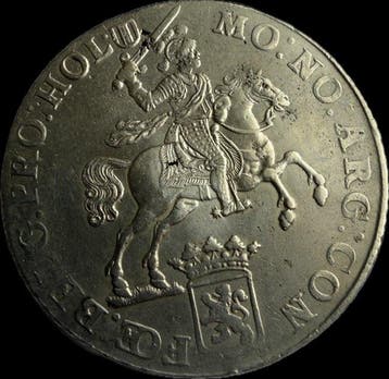 Nederland, Holland Zilveren Rijder (Ducaton) 1760, Postzegels en Munten, Munten | Nederland