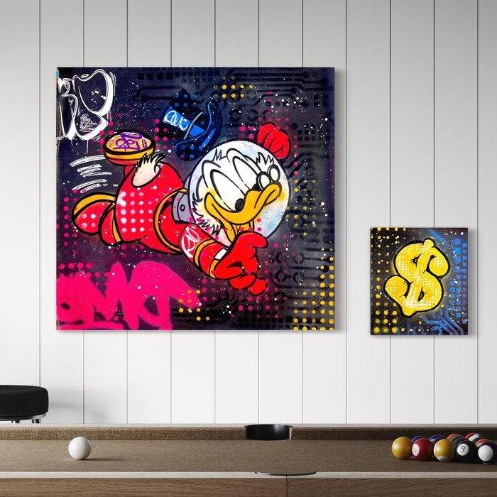 Moabit - Uncle Scrooge X Treasure in Space /Diptych/ XL, Antiek en Kunst, Kunst | Designobjecten