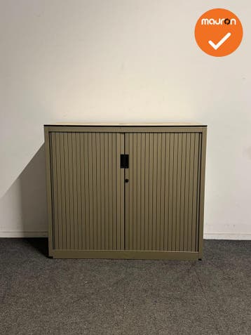 Aspa - Roldeurkast - 105x120x47 cm - Bronskleurig - Ahorn to, Werkplek, Ophalen of Verzenden, Gebruikt, Kast