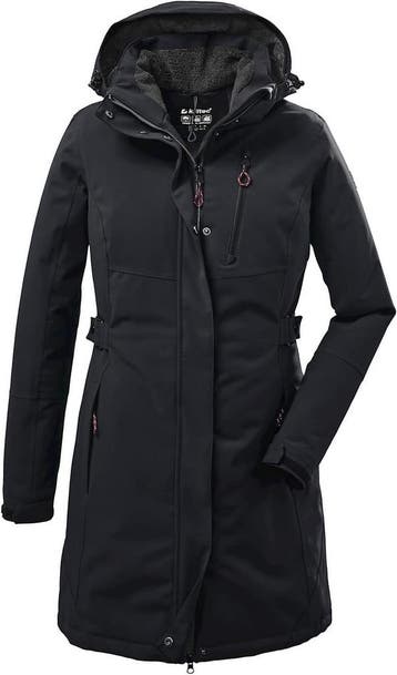 Waterdichte Parka Zwart | Tweedekansje | OP=OP, Killtec, Zwart, Maat 46/48 (XL) of groter, Nieuw