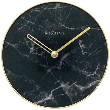 Tafelklok Marble Table - Zwart, Huis en Inrichting, Woonaccessoires | Klokken, Nieuw