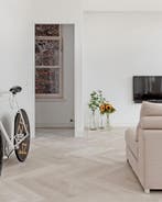 Plak pvc Visgraat licht grijs |  mFLOR Parva Broad Leaf, Ophalen, Nieuw