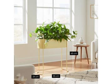 Mica Decorations Moritz Bloempot op Standaard - Plantenpot, Verzenden, Nieuw
