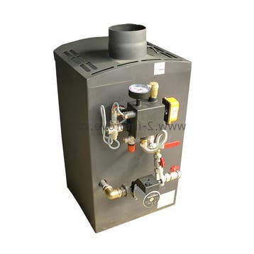 Complete aansluit set cv-houtkachel (Uni 2B), Doe-het-zelf en Verbouw, Geisers en Boilers, Verzenden, Nieuw