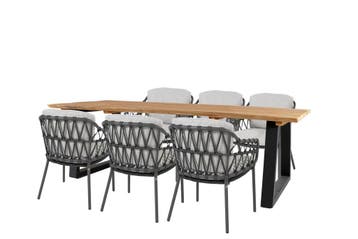 4 Seasons Outdoor Calpi tuinset met Titan aluminium tafel, Ophalen of Verzenden, Nieuw
