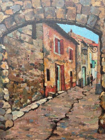 Eugène Masselus (1897-1998) - Steegje te Tarascon