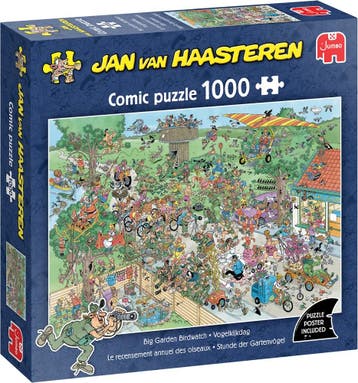 Jan van Haasteren - De Grote Vogelkijkdag Puzzel (1000, Verzenden, Nieuw
