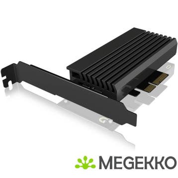 ICY BOX IB-PCI214M2-HSL PCIe M2. kaart met heatsink, Verzenden, Nieuw, ICY BOX