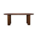 *WOONWINKEL* Dutchbone Dean Ovale Eettafel Walnootkleur, Verzenden, Nieuw