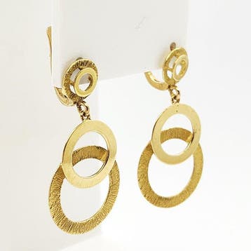 Oorbellen - 18 karaat Geel goud, Sieraden, Tassen en Uiterlijk, Oorbellen, Nieuw
