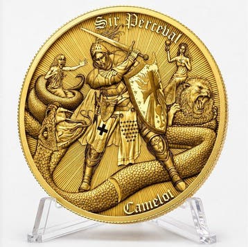 Niue. 2 Dollars 2026 – Sir Perceval – Camelot Edition – 1 oz
