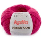 Katia Merino Aran - 52 fuchsia - Merinogaren, Ophalen of Verzenden, Nieuw