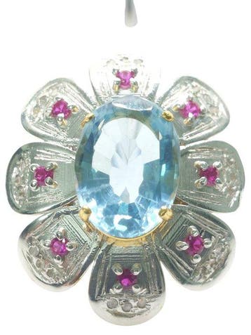 Zonder minimumprijs - Ring - 9 kt. Zilver, Geel goud, Nieuw