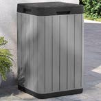 vidaXL Tuinafvalbak 38x38x65 cm polypropeen grijs, Verzenden, Nieuw