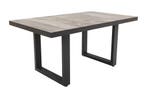 VDG Darwin lounge dining tafel 140 x 85 cm. - antraciet, Verzenden, Nieuw, Rond, Overige materialen