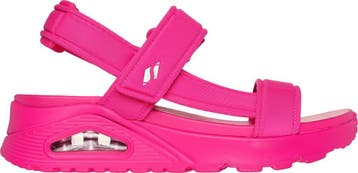Skechers Uno - maat 38 - Fun Stand - Dames Sandalen - Roze, Kleding | Dames, Verzenden, Nieuw