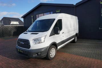 Ford Transit GB 350 L3h2 Tdci 130pk Trend 3 Persoons Airco, Voorwielaandrijving, Stof, Gebruikt, Regensensor