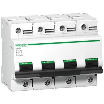 Schneider Acti9 installatieautomaat C-kar 4P 63A 15kA –, Doe-het-zelf en Verbouw, Elektra en Kabels, Ophalen of Verzenden, Nieuw
