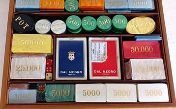 Dal Negro - Speelkaarten - Spettacolare Set da poker Dal