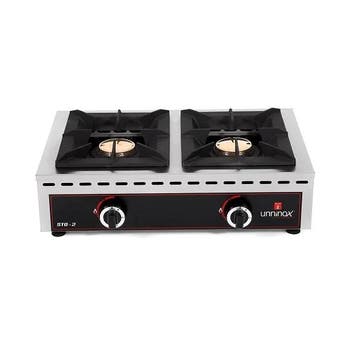 Unni-cooking | Fornuis Tafelmodel | Gas | 2 Branders 21kw |, Ophalen of Verzenden, Nieuw in verpakking