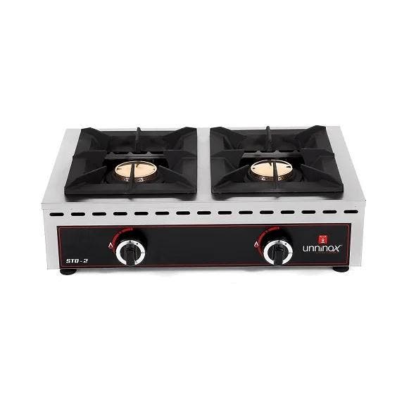 Unni-cooking | Fornuis Tafelmodel | Gas | 2 Branders 21kw |, Zakelijke goederen, Horeca | Keukenapparatuur, Nieuw in verpakking
