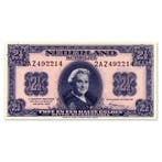 2,5 Gulden Wilhelmina 1945 ZFr+, Verzenden