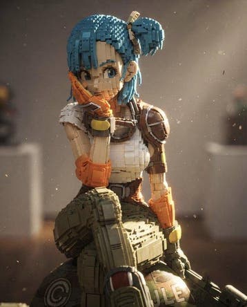 Makayhos - [Canvas] Bulma – Brick Adventure, Nieuw