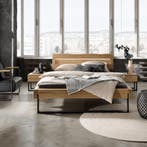 Van Schaik Aro Eiken Balkenbed - 160 x 200, Nieuw