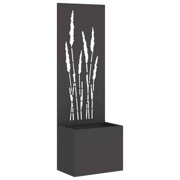 Stalen Tuin Screen 50x150cm | 34% Korting, Staal, Minder dan 100 cm, 100 tot 150 cm, Ophalen of Verzenden