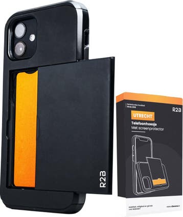 R2B iPhone 11 Hoesje met Kaarthouder, Nieuw
