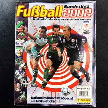 Panini Complete Sticker Album Austrian Bundesliga 2001/2002, Nieuw