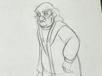 Walt Disney - Originele animatietekening van Dalben (40 x 32, Nieuw