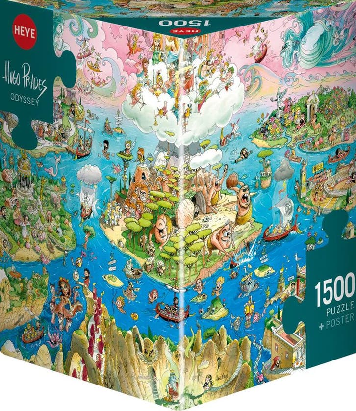 Triangle Box - Oddyssey Puzzel (1500 stukjes) | Heye -, Hobby en Vrije tijd, Denksport en Puzzels, Nieuw, Verzenden