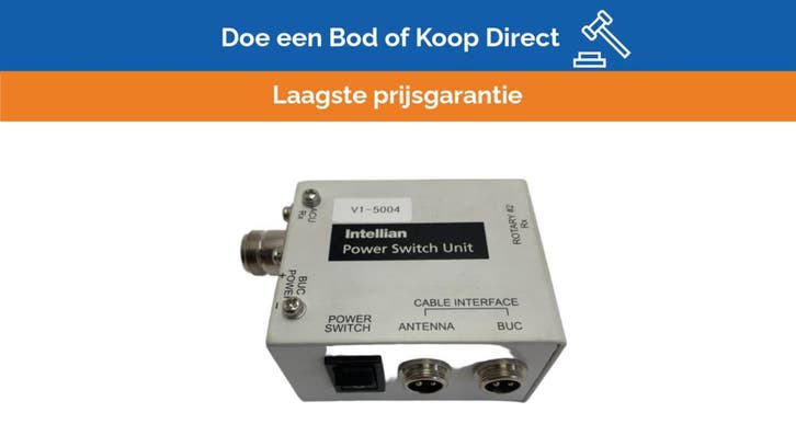 Bieden: Intellian VSAT Power Switch Unit V110, Watersport en Boten, Navigatiemiddelen en Scheepselektronica, Kabel of Apparatuur