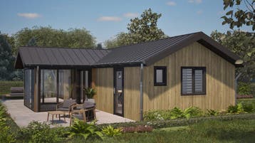 Mantelzorgwoning / recreatiechalet Nescio met serre, Tot en met 4