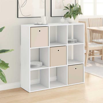 vidaXL Dressoir Wit 102 x 31 x 99,5 cm, 100 tot 150 cm, Verzenden, Nieuw, 25 tot 50 cm