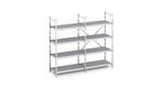 Hupfer Aluminium stelling Norm 12  50 cm diep | 10 formaten, Verzenden, Nieuw in verpakking