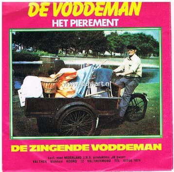 vinyl single 7 inch - De Zingende Voddeman - De Voddeman, Verzenden, Zo goed als nieuw, 7 inch, Pop